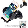 MAXY SUPPORTO AUTO UNIVERSALE A VENTOSA A BRACCIO CORTO R1 BLACK PER SMARTPHONE