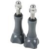 MAXY SET 2PZ VITE CON BULLONE A POMELLO HR171 GREY PER GOPRO NYLOX TREVI AKASO APEXCAM COOAU WOLFANG EZVIZ