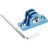 MAXY SUPPORTO TMC GO UNIVERSALE PER ACTION CAM ALLUMINIO BLU PER GOPRO NYLOX TREVI AKASO APEXCAM COOAU WOLFANG EZVIZ