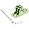 MAXY SUPPORTO TMC GO UNIVERSALE PER ACTION CAM ALLUMINIO GREEN PER GOPRO NYLOX TREVI AKASO APEXCAM COOAU WOLFANG EZVIZ