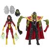 Marvel Hasbro Legends Series, Regina Skrull e Super-Skrull, Action Figure collezionabili per Adulti da 15 cm per Il 60° Anniversario degli Avengers