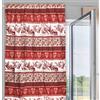 Tex family Tenda tendaggio confezionata Made in Italy cm. 180x280 per Tutti i Tipi di Bastone e binari in stile montanaro Tirolese rossa