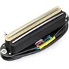 Musiclily Pro ST-DPHC Ceramico Pick Up Humbucker Formato Single Coil 13,2K Super Distortion per Chitarra Elettrica tipo Strat, Corpo Zebra Rail Cromato