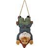 Design Toscano Garden Gnome Statue - Alfie Acrobat Swinging Gnome - Outdoor Garden Gnomes - Statue Divertente Prato Gnome
