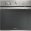 Glem Gas Forno Elettrico da Incasso Ventilato Multifunzione con Grill 64 Litri 60 cm Classe A Funzione Pizza colore Inox - GFX92IX-S6
