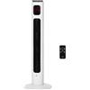 DecHome Ventilatore a Torre 45W a 3 Modalità e 3 Velocità con Timer da 12h in ABS Ø32 x 96A cm colore Nero/Bianco - 004AM380