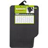 CORA 000134003 Coppia Tappeti Anteriori Rubberfit Fit-3, Nero