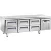 COOL HEAD Tavolo refrigerato - N. 6 cassetti - cm 180.3 x 70 x 65 h