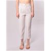 PETER HADLEY WOMAN Pantalone con pence beige