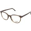 Ray-Ban Elliot RX5397 8255 | Occhiali da Vista Graduati | Prova Online | Unisex | Plastica | Tondi | Marrone, Havana | Adrialenti