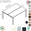 SEIPO BRIDGE scrivania Benches autonomo P1250 struttura metallica Seipo - BR.0300 01 02 03