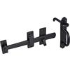 Brass Suffolk Old Country - Chiavistello per porte di cottage con manico vintage vecchio stile (nero) x 1