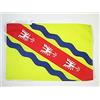 AZ FLAG BANDIERA MEURTHE E MOSELLA 45x30cm - BANDIERINA DIPARTIMENTO DELLA MEURTHE-ET-MOSELLE - FRANCIA 30 x 45 cm cordicelle - AZ FLAG