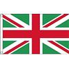 AZ FLAG Bandiera Regno Unito Verde E Rosso 150x90cm - Bandiera Britannica - Inglese - UK 90 x 150 cm