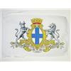 AZ FLAG BANDIERA STEMMA DI MARSIGLIA 45x30cm - BANDIERINA BLASONE DI MARSEILLE 30 x 45 cm cordicelle - AZ FLAG