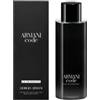 Armani Code Pour Homme Refillable 200 ml, Eau de Toilette Ricaricabile Spray