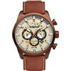 Timberland Orologio Analogueico Quarzo Uomo con Cinturino in Pelle TDWGF2100604