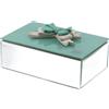 CHIARAELA Cofanetto 14x9 Cm Doppio Fiocco Verde Marino