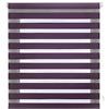 Decorblind | Tenda avvolgibile a doppio strato, senza attrezzi e senza trapano, notte e giorno, colore viola, misura 77 x 180 cm (larghezza x lunghezza), tessuto 74 x 175 - per finestre