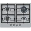 Bosch Serie 4 PGH6B5K90 , Piano cottura a gas, 60 cm, Acciaio inox