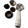 generico ARIETE Kit Braccetto Portafiltro + Filtro Cialda per Macchina Caffè Vintage Positano e Capri 1389A - 1 Unità - Bianco