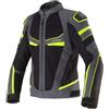 Clover Giacca Moto Clover RAINJET 3 WP Giallo Grigio Scuro Nero