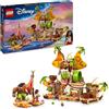 LEGO | Disney Oceania 2 Il Barcone dei Kakamora - Giochi da Costruire per Bambine da 7 Anni - Include Modello di Barca, Mini Bambola di Vaiana e Figura Maui - Regalo di Compleanno per Fan - 43258