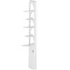 BBB ITALIA libreria a parete NEANDERTHAL H 132 cm - NEA132FM-BI