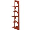 BBB ITALIA libreria a parete NEANDERTHAL H 84 cm - NEA84FM-RO