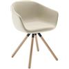 BBB ITALIA poltrona LUCREZIA con base piramidale - LUBA89-B