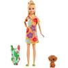 Barbie- Playset il Compleanno Perduto con Bambola Stacie, Cucciolo e Accessori da Viaggio, Giocattolo per Bambini 3+ Anni, GRT89