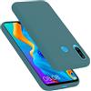 Cadorabo Custodia compatibile con Huawei P30 LITE in LIQUID VERDE - Morbida Cover Protettiva Sottile di Silicone TPU con Bordo Protezione - Ultra Slim Case Antiurto Gel Back Bumper Guscio