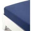Caleffi 01145 Lenzuolo Inferiore, Blu, Singolo