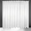 Eurofirany LUCY Tenda in Voile, Tenda Trasparente con Fettuccia Arricciatenda - 1 Unità, Camera da Letto, Soggiorno, Cucina, 400 x 300cm, Bianco