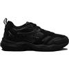 Calvin Klein Uomo Sneakers Suola Grossa Retro Tennis Low Lace in Pelle, Nero (Triple Black), 44