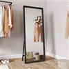 DEGHI Specchio da terra 65x165h cm con cornice nero - Birdy