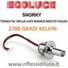 Egoluce snorky faretto da incasso led 1W 2700° Kelvin