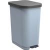 Roth Pattumiera a Pedale 25-40 lt blu Nebbia Plastica Riciclata