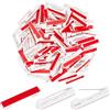 PH PandaHall 100pz Spille da Balia in Plastica Spilla Adesiva Base, Fermagli Posteriori di Spilla per Badge Identificativi e Creazione Artigianale Fai Da Te, 36x7mm
