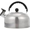Generic Bollitore per piano cottura, teiera da cucina in acciaio inox da 3 litri con manico ergonomico, bollitore a fischio per piano cottura a gas, bollitore da cucina per acqua bollente