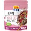 Isola bio, Semi di lino, grano saraceno, mandorle, cocco e fave di cacao macinati bio, senza glutine, senza zuccheri, 200g