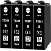 Yowell 4x 33XL Nero Cartucce Compatibili con Epson 33XL 33 XL Nero per Epson Expression Premium XP-530 XP-540 XP-7100 XP-900 XP-630 XP-635 XP-640 XP-645 XP-830