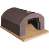 Linea VZ Vesuvio - Forno a legna da incasso con camera 56x61 cm - Capacità cottura 2 pizze