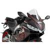 Puig 22274W Cupolino R-Racer protezione aggiuntiva, Trasparente