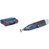 Bosch Professional GRO 10,8 V-LI Multi-strumento senza Filo, 35000 giri/minuto, 10.8 V, Ioni di Litio Nero, Blu