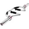 Diamond【Bilanciere Olimpico Multipresa 92 cm】Impugnature Gommate Antiscivolo | Carico Max 220kg | Manicotti Ø 50 mm 16,5 cm | Struttura Robusta per Allenamento Spalle,Braccia e Schiena | Molle Incluse