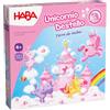 HABA 2012232005 - Unicorno Flash - Torre di Nuvole, Gioco per Bambini da Tavolo Cooperativo Abilità. Più 4 anni