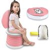POTTY, Originale, Vasino Portatile per Bambini da Viaggio, Pieghevole con Sacchetti Usa e Getta, Vasino Bambini, ROSA