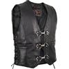 MDM Giacca in pelle da uomo Biker XL