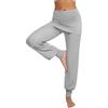 Terecey Pantaloni Yoga Donna Larghi, Harem Eleganti, Vita Alta Invernali, Palestra Fitness, Sportivi Taglie Forti - Grigio L